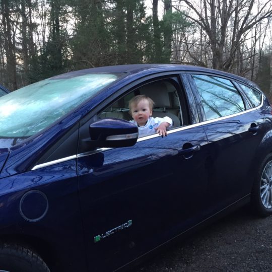 Axel Balfrey envisions driving his parents' new Ford Focus Electric, purchased at a discount with the Apex DriveElectric incentive.