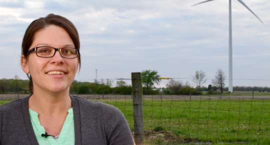 Alyssa Putman supports Long Prairie Wind, which will bring approximately $81 million to Van Wert schools.