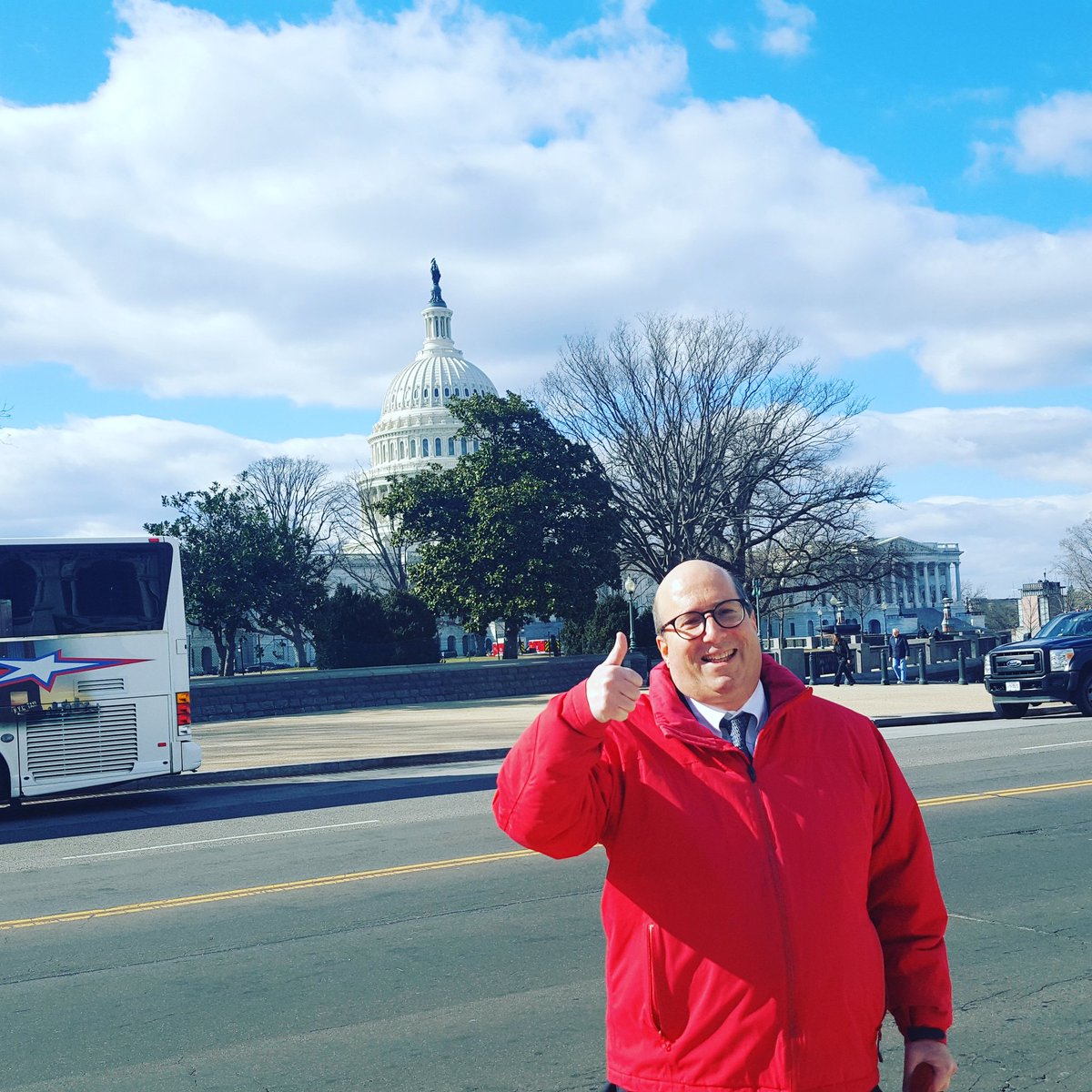 Apex staffer Richard Seide in Washington, DC, for AWEA's Wind Power on Capitol Hill event.