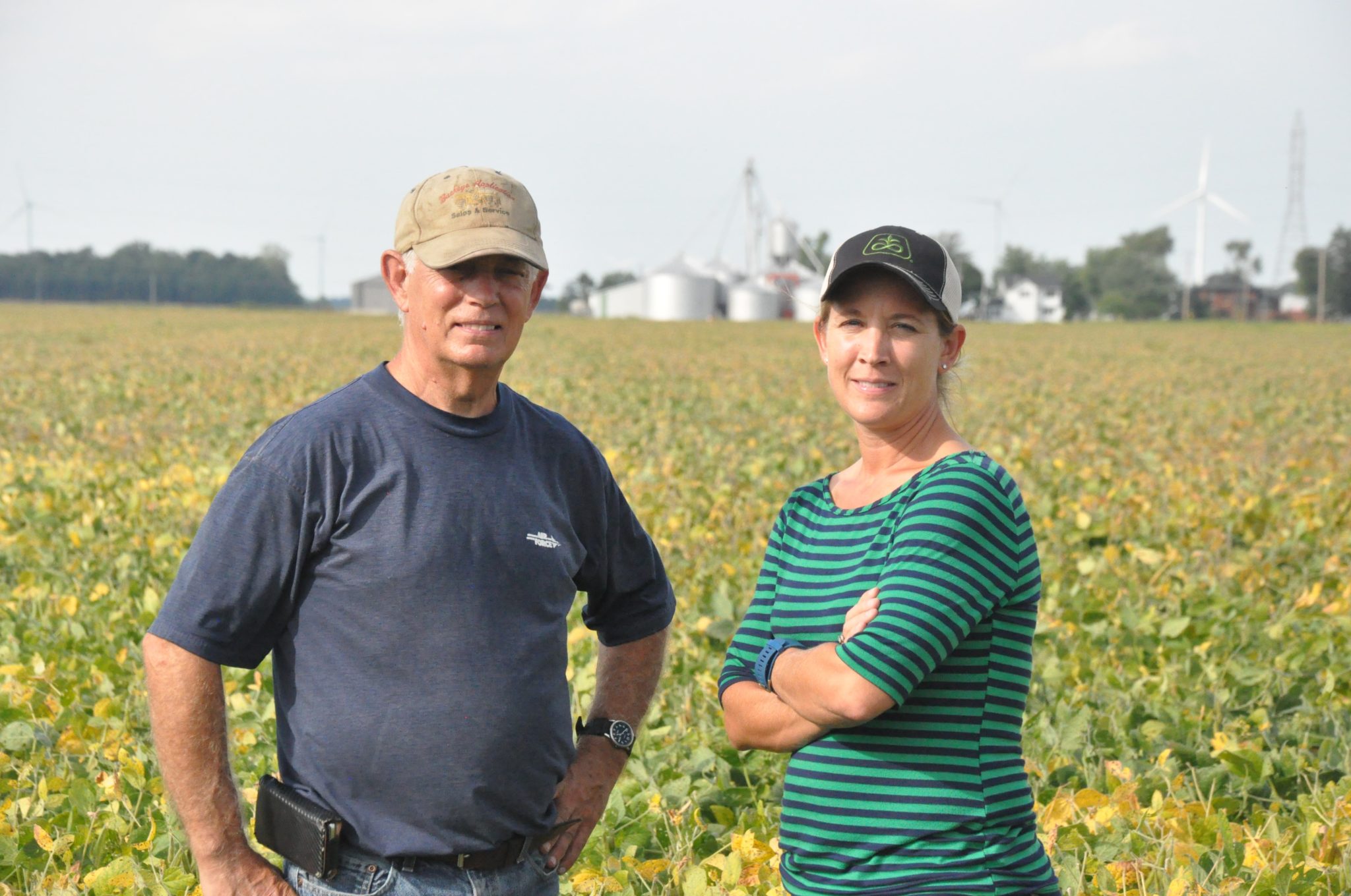 Ohio native Sarah Moser with her father, Gary.